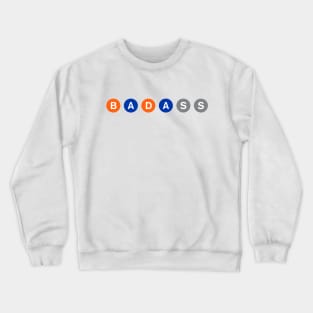 BADASS NYC Subway Icons Crewneck Sweatshirt